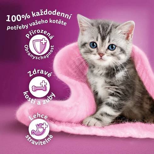 Whiskas granule kuřecí pro koťata 14 kg