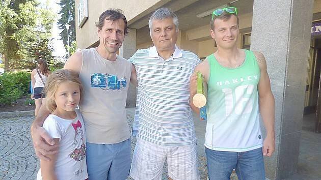 Daniel Havel přivezl ukázat olympijský bronz do Sedlčan