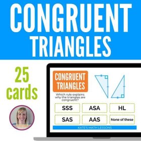 How do you prove two triangles are congruent?