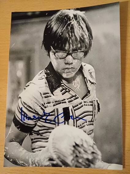 Eben Marek, herec, foto s originálním autogramem KAMARÁDI- VÁLEČEK - Ostatní sběratelské předměty