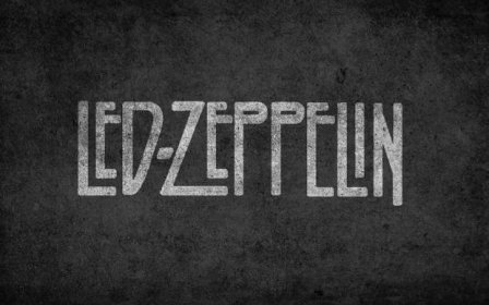 Led Zeppelin Logo Rock Music