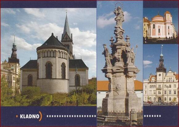 Kladno * Mariánský sloup, kostel, kaple, radnice, okénková * B1246 | Aukro
