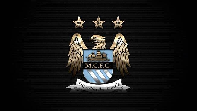 The iconic Manchester City logo Wallpaper