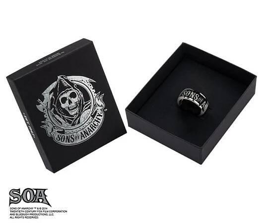 Sons of anarchy prsten ip black