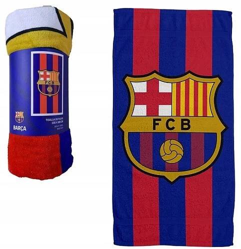 Plážový ručník VELKÝ FC Barcelona 180 x 100 cm LEWANDOWSKI Szczęsny DOVOLENÁ