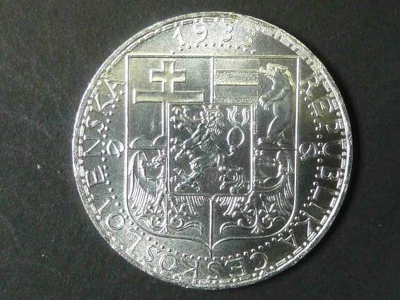 20 Kč 1933 - Numismatika - - Numfil
