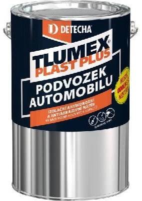 Detecha Tlumex Plast Plus antikorozní barva na auto a podvozek, černá, 4 kg