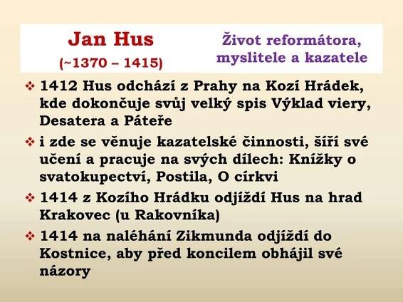 PPT - Jan Hus PowerPoint Presentation, free download - ID:5587820