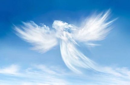 Anděl v oblacích - Obrazy - myloview