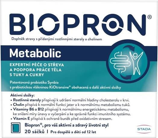 Stada Arzneimittel Biopron Metabolic 20 sáčků od 332 Kč