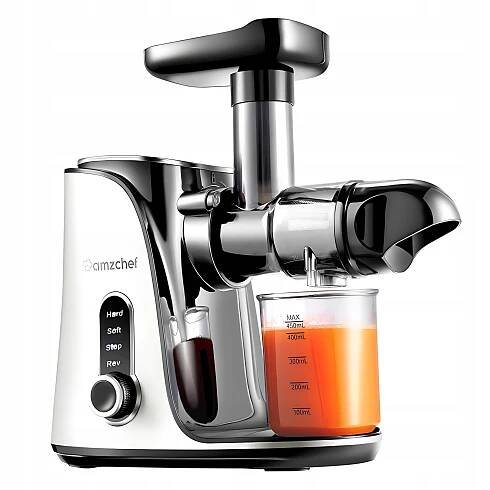 HORIZONTÁLNÍ POMALÝ ODŠŤAVŇOVAČ AMZCHEF GM3001-WT TICHÝ 60 DB 2 REŽIMY