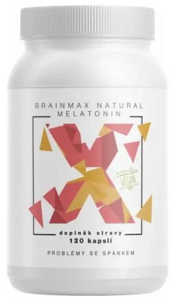 BrainMax Natural Melatonin 600 mg 120 cps.