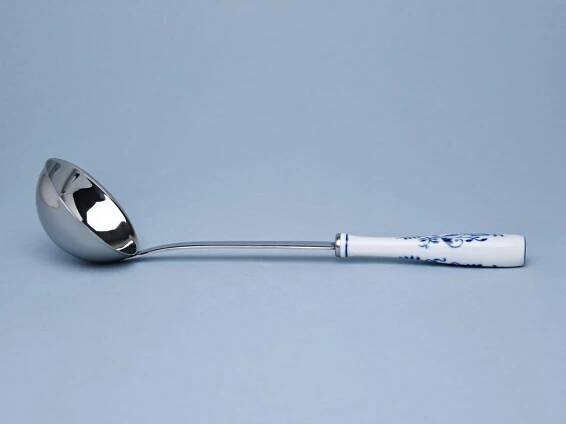 Naběračka malá 27,6 cm, 60 ml, Cibulák - Cibulák (Blue Onion pattern) - Příbory cibulák - Cibulák, originální z Dubí, Podle