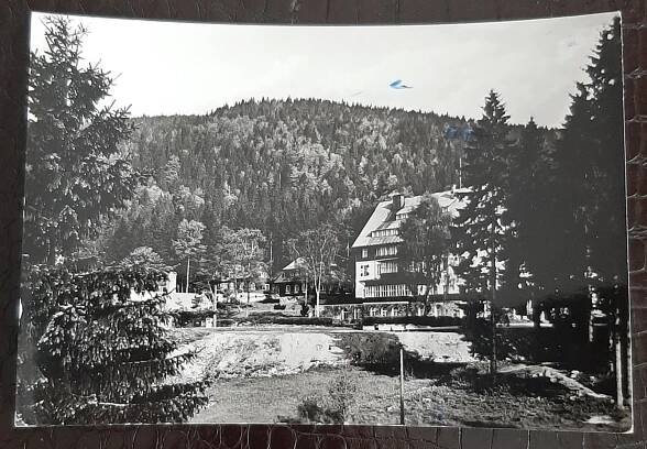 Klatovy Šumava Železná Ruda Špičák ubytovací zařízení  - Pohlednice místopis