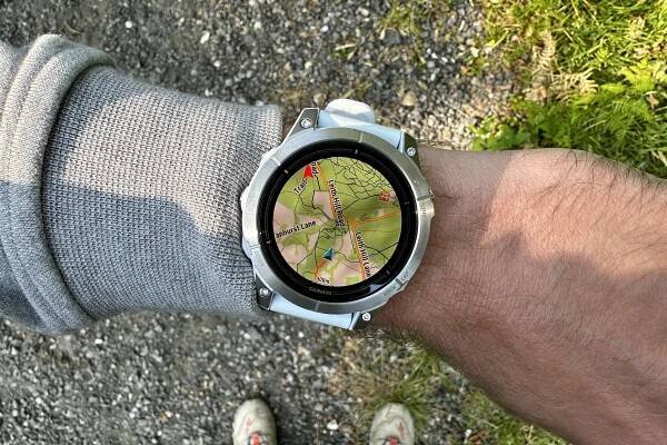 Outdoor workout data shown on the Garmin Epix Pro (Gen 2).
