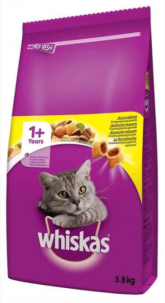 Whiskas Granule pro kočky s kuřecím 3,8 kg nakoupit u OBI