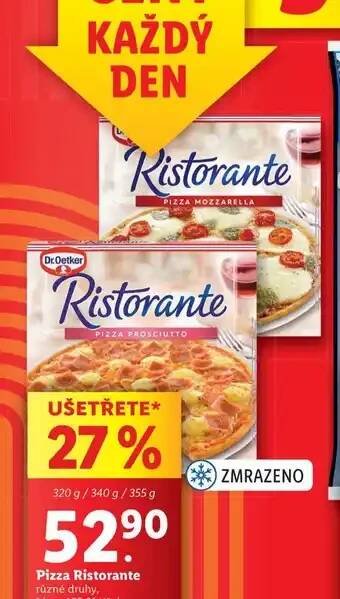 Lidl Pizza ristorante nabídka