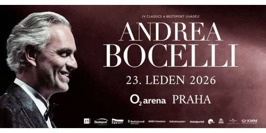 Vstupenky na ANDREA BOCELLI 23.01.2026 O2 aréna Praha | Sportactions.cz | Sportactions 