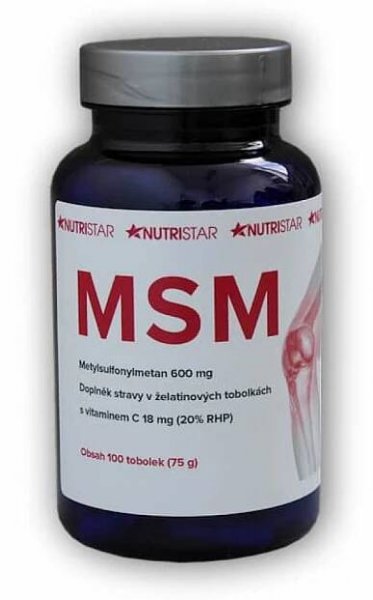 Nutristar MSM 600mg 100 kapslí
