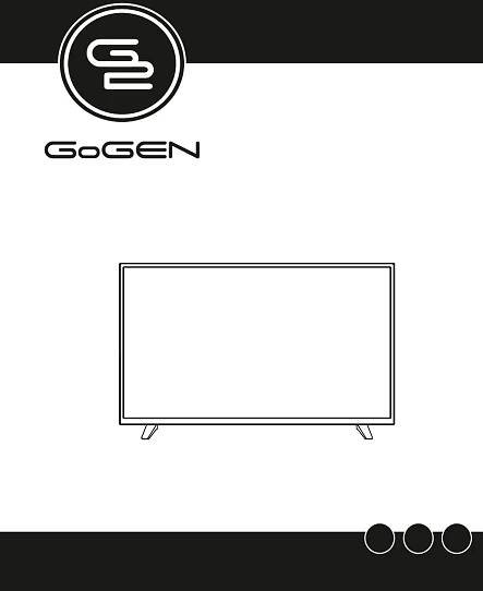 Manuál GoGEN TVU55S298STWEB LED televize