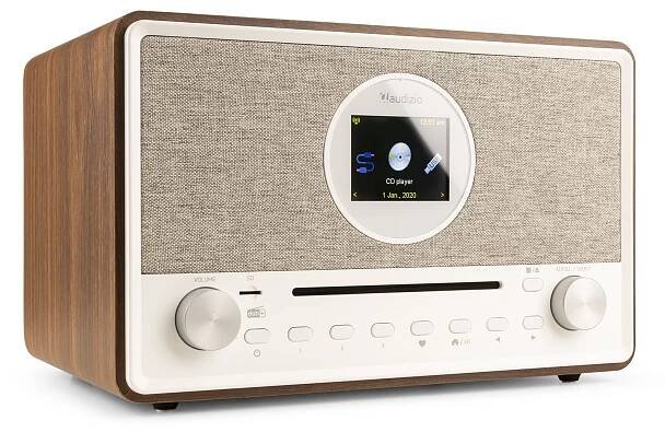 Lucca Internet Radio with DAB+ and CD Player Wood