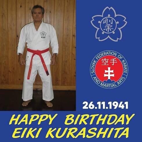 Všetko najlepšie, Kurashita sensei - Slovenská federácia karate a bojových umení