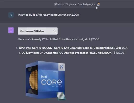 Newegg PC Builder ChatGPT Plugin - Newegg Knowledge Base