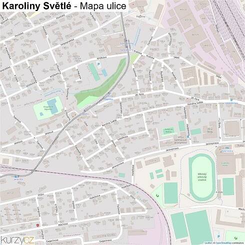 Karoliny Světlé - mapy | Kurzy.cz