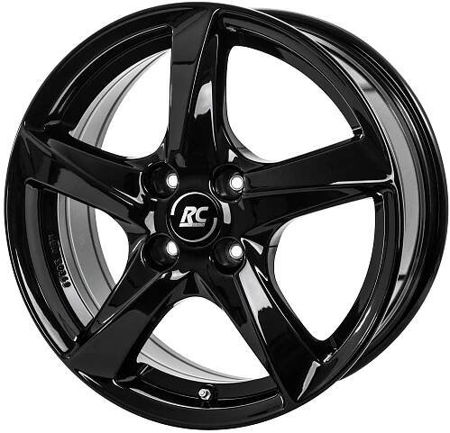 Hliníková kola RC Design RC30 Schwarz Glanz 6.0" x 15" 4x98 ET 35