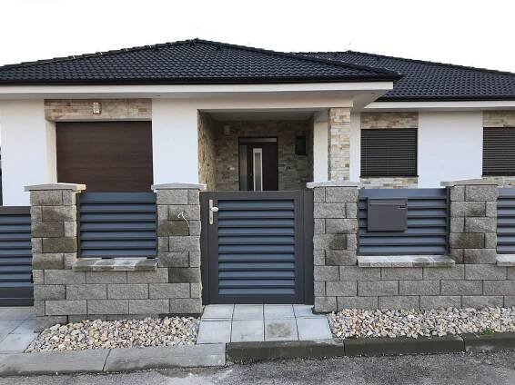 Hliníkový plot Porto - ELMAR