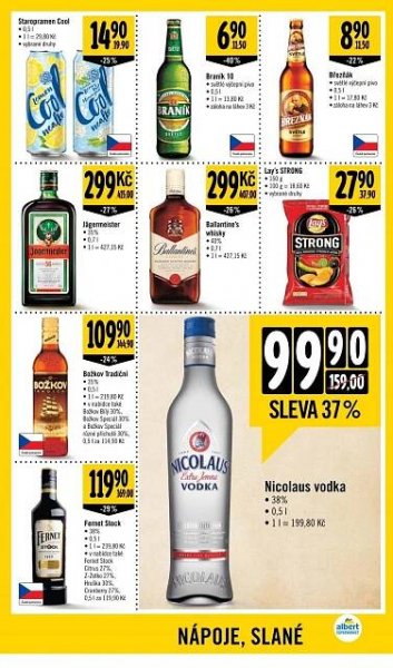 Rum Tradiční Božkov v akci Albert od 5.7.2017