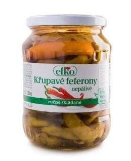 Křupavé feferony nepálivé zavařenina