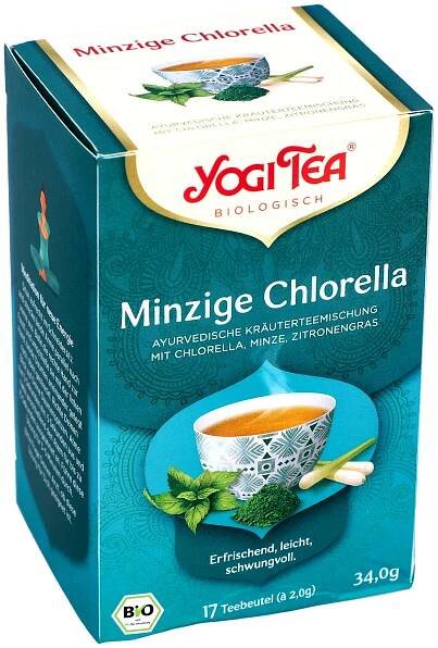 Yogi Tea čaj čaj Minty Chlorella BIO s chlorellou Bazalka Melisa Obchodní název YOGI TEA