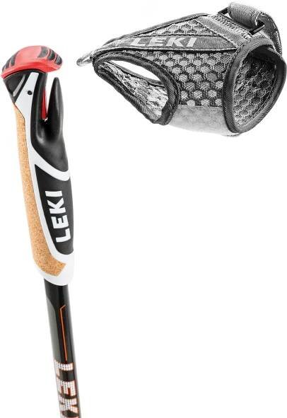 Leki, Poles Instructor Lite, black-white-orange, 100 - 125 cm
