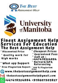 University Of Manitoba Assignment Help - The Best Assignment Help
