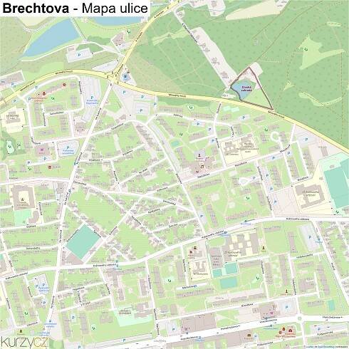 Brechtova - mapy | Kurzy.cz