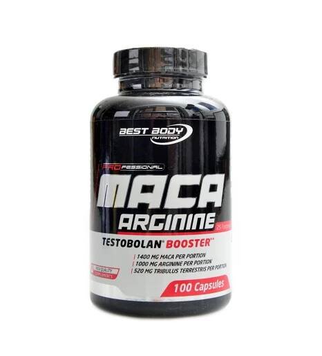 Best body nutrition Professional Maca Arginine testobolan booster 100 kapslí | NAMAKANEJ.cz