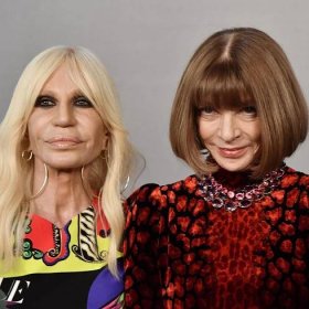 Donatella Versace and Anna Wintour talk politics and fashion at the Vogue Summit in New York