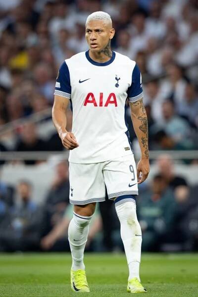 Alamy Live News. 3B5F7NR Richarlison (9) of Tottenham Hotspur during the Tottenham Hotspur FC v FK Bodo/Glimt at Tottenham Hotspur Stadium, London, England, United Kingdom on 1 May 2025 Credit: Ian Stephen/Every Second Media Credit: Every Second Media/Alamy Live News This is an Alamy Live News image and may not be part of your current Alamy deal . If you are unsure, please contact our sales team to check.