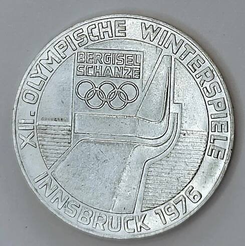 Rakousko - 100 Schilling 1976 - XII zimní olympijské hry, Innsbruck 19 - Numismatika