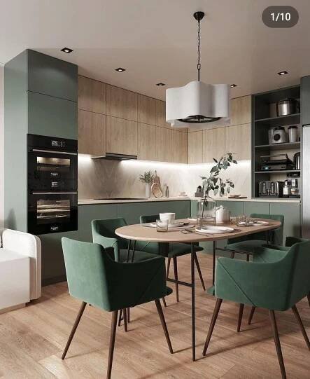 Pin by Jennifer Grahame on Travaux | Kitchen room design, Contemporary kitchen, Interior design kitchen