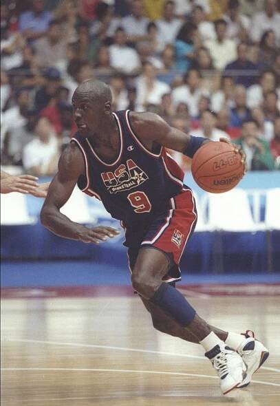 Olympics vs Croatia on 8/8/1992 from Mike Powell/Getty