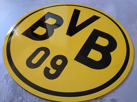 Borussia Dortmund BVB Erb na zeď dárek pro manžela přítele k narozeninám za 1034.00CZK - Allegro