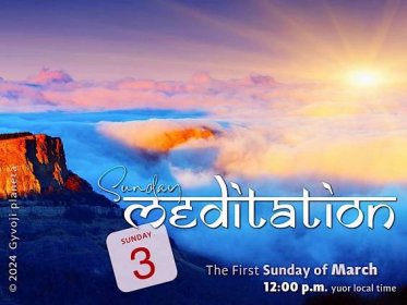 Sunday meditation - Gyvoji planeta