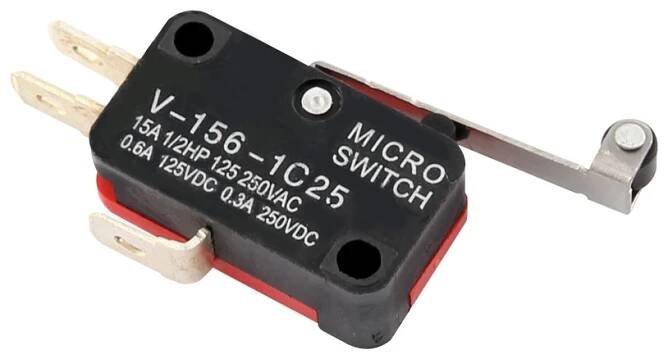 Koncový spínač V-156-1C25 s prodlouženou západkou