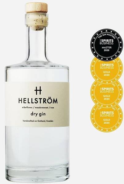 Dry Gin Bottle