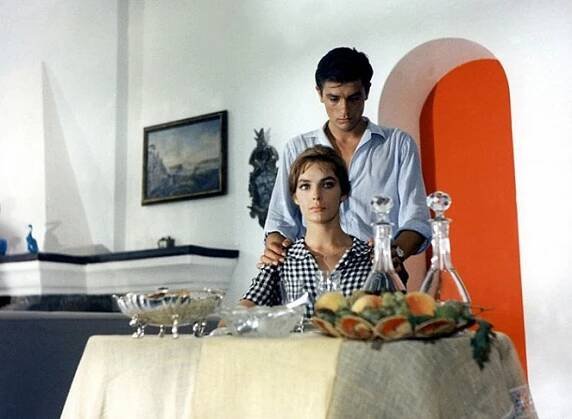 V plném slunci - Z filmu - Marie Laforêt, Alain Delon