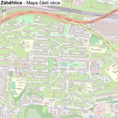 Záběhlice - mapy | Kurzy.cz