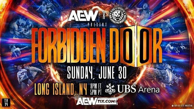 All Elite Wrestling x New Japan Pro Wrestling: Forbidden Door - Plakáty