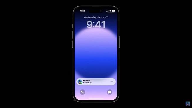 iOS 17 koncept - 1